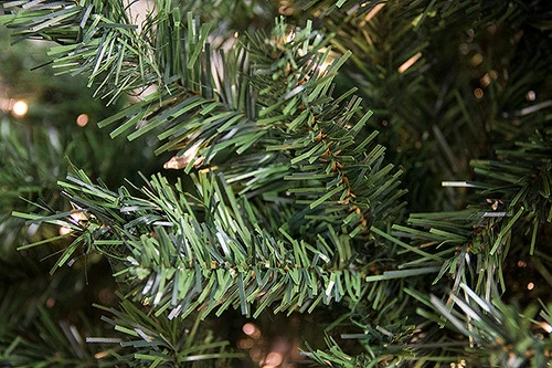 7.5' Pre-Lit Slim Traditional Mixed Pine Artificial Christmas Tree - Clear Lights 2 7.5' Pre-Lit Slim Traditional Mixed Pine Artificial Christmas Tree - Clear Lights - Image 2