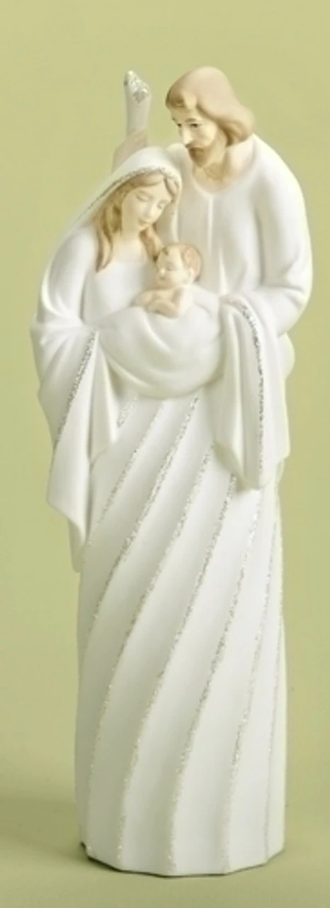 Roman 10" Pre-Lit White And Beige LED Holy Family Christmas Nativity Figurines 1 Roman 10" Pre-Lit White And Beige LED Holy Family Christmas Nativity Figurines