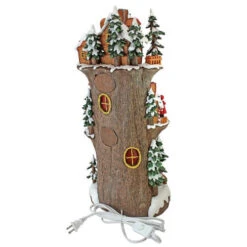 21" Illuminated North Pole Santa's Workshop Christmas Statue -Christmas Decoration Store 320tier 5 67012.1587644277