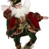 Mark Roberts Burgundy And Green Robin Hood Christmas Fairy - Large 18"