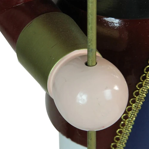 Northlight 48" Burgundy And White Wooden Christmas Nutcracker King With Scepter 3 Northlight 48" Burgundy And White Wooden Christmas Nutcracker King With Scepter - Image 3