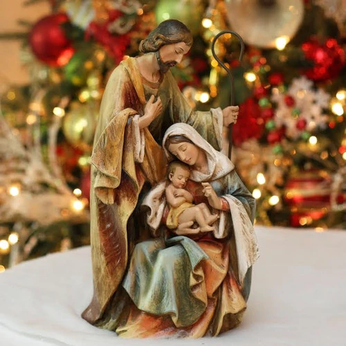 15" Beige And Brown Religious Holy Family Christmas Nativity Figurine 2 15" Beige And Brown Religious Holy Family Christmas Nativity Figurine - Image 2