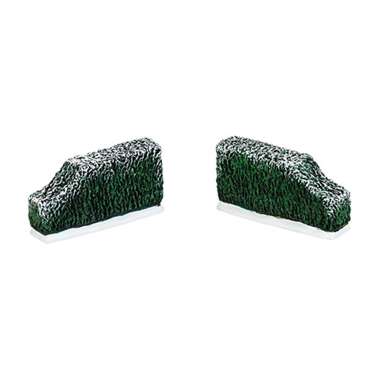 Department 56 Set Of 2 Green And White Tudor Gardens Tapered Edge Accessory 3.25" 1 Department 56 Set Of 2 Green And White Tudor Gardens Tapered Edge Accessory 3.25"