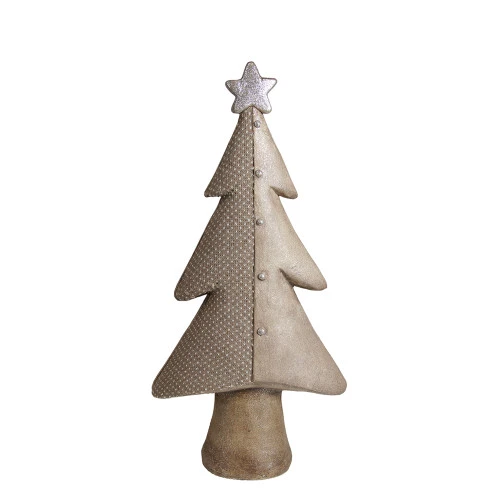 Northlight 24" Brown And Silver Christmas Tree With A Glitter Star Tabletop Figure 1 Northlight 24" Brown And Silver Christmas Tree With A Glitter Star Tabletop Figure