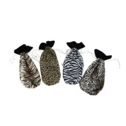 10-Piece Brown Animal Print Christmas Stocking And Wine Gift Bag Set 15" 7 10-Piece Brown Animal Print Christmas Stocking And Wine Gift Bag Set 15" -Christmas Decoration Store cmi 22102 2201 61598.1588397739
