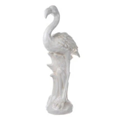 23" White Classic Coastal And Cottage Pelican Figurine