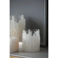5.75" Crystal Clear Contemporary Elegant Selenite Lantern -Christmas Decoration Store dabhg 44598 4 28583.1664898013