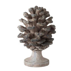 10.5" Gray And Brown Traditional Style Pine Cone Tabletop Decor -Christmas Decoration Store dabhg 77341 1 15707.1664639374
