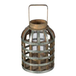 18" Silver And Brown Vintage Shanghai Medium Hanging Lantern 6 18" Silver And Brown Vintage Shanghai Medium Hanging Lantern -Christmas Decoration Store dabhg av37738 3 86926.1588359569