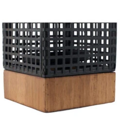 7.75" Night Black And Brown Rectangular Candle Holder 6 7.75" Night Black And Brown Rectangular Candle Holder -Christmas Decoration Store dabhg av44653 3 39597.1588349147