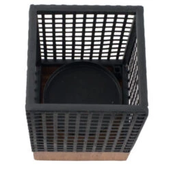 7.75" Night Black And Brown Rectangular Candle Holder 7 7.75" Night Black And Brown Rectangular Candle Holder -Christmas Decoration Store dabhg av44653 4 37268.1588349148