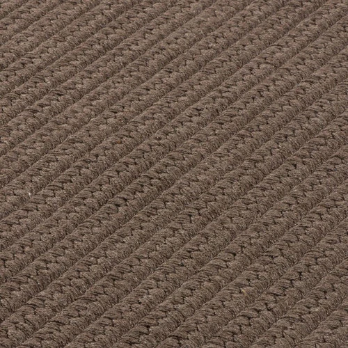 Colonial Mills 5' X 7' Brown Handmade Braided Rectangular Area Throw Rug 2 Colonial Mills 5' X 7' Brown Handmade Braided Rectangular Area Throw Rug - Image 2