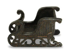 7" Black Christmas Sleigh Contemporary Handmade Tabletop Decor -Christmas Decoration Store dcri 5363bk 4 38300.1587644249
