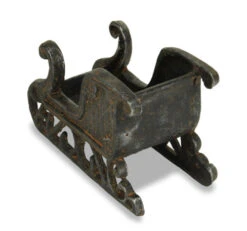 7" Black Christmas Sleigh Contemporary Handmade Tabletop Decor -Christmas Decoration Store dcri 5363bk 5 45528.1587644249