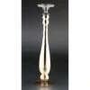 22" Metallic Champagne Decanters Design Table Top Glass Candle Holder