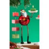 Pack Of 4 Red Christmas Snowman Tabletop Candle On Rope Holder Towers 9.75” - 28363435