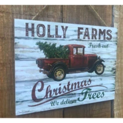 Christmas Central Cream White And Red Holly Farms Rectangular Sign With Rope Hanger 7" X 10" 7 Christmas Central Cream White And Red Holly Farms Rectangular Sign With Rope Hanger 7" X 10" -Christmas Decoration Store dglow a1011 3 02060.1587645048