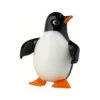 2.25" White And Black Penguin Art Glass Animal Figurine - 33480174