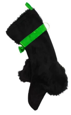22" Green And Black Poodle Dog Christmas Stocking -Christmas Decoration Store dhhs hh04 3 30911.1588394864