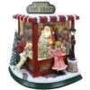 LED Lighted And Musical Santa's Toy Shop Christmas Village Decoration