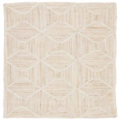 Christmas Central 9' X 12' Ivory And Beige Sisal Bow Hand Woven Area Throw Rug
