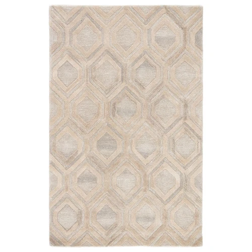 Christmas Central 9' X 13' Gray And Beige Contemporary Hand Tufted Rectangular Area Throw Rug 1 Christmas Central 9' X 13' Gray And Beige Contemporary Hand Tufted Rectangular Area Throw Rug