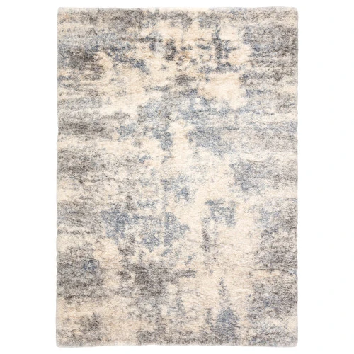 Christmas Central 5.25' X 7.5' Gray And Blue Distressed Rectangular Area Throw Rug 1 Christmas Central 5.25' X 7.5' Gray And Blue Distressed Rectangular Area Throw Rug