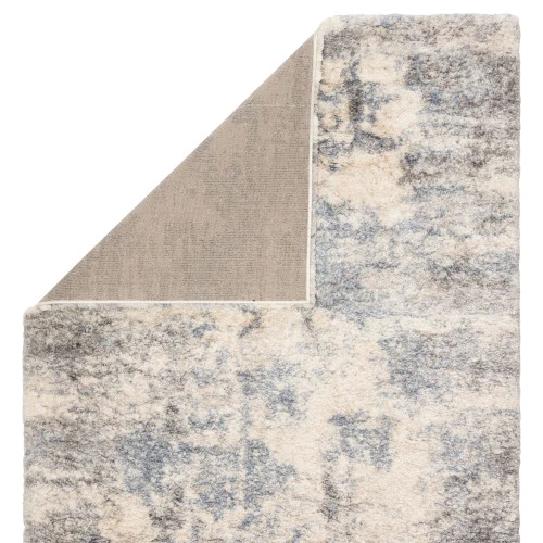 Christmas Central 5.25' X 7.5' Gray And Blue Distressed Rectangular Area Throw Rug 3 Christmas Central 5.25' X 7.5' Gray And Blue Distressed Rectangular Area Throw Rug - Image 3