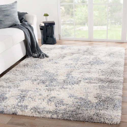 Christmas Central 8.8' X 11.75' Gray And Blue Distressed Rectangular Area Throw Rug 1 Christmas Central 8.8' X 11.75' Gray And Blue Distressed Rectangular Area Throw Rug