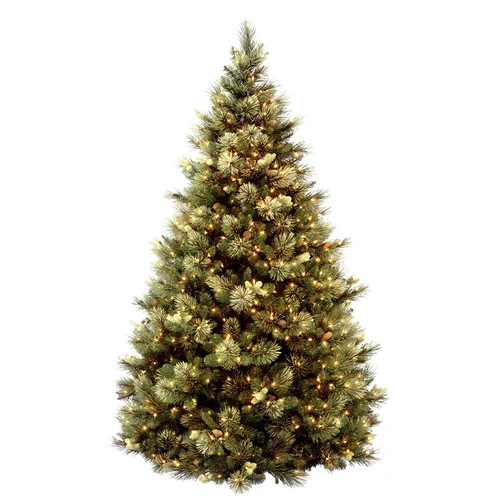 Christmas Central 7.5 Ft. Carolina Pine Tree With Clear Lights 1 Christmas Central 7.5 Ft. Carolina Pine Tree With Clear Lights