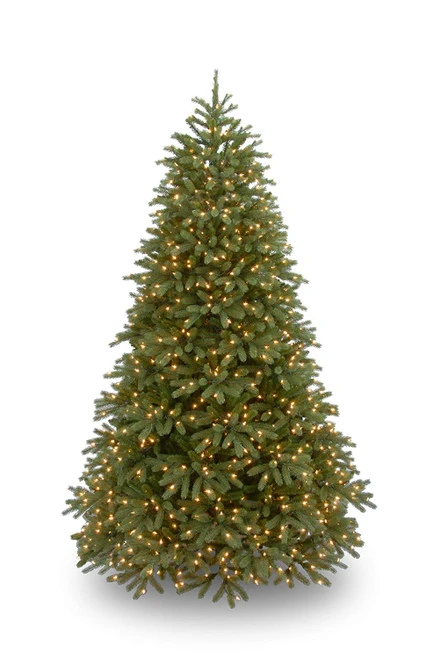 Christmas Central 7.5’ Pre-Lit Jersey Fraser Fir Medium Artificial Christmas Tree, Clear Lights 1 Christmas Central 7.5’ Pre-Lit Jersey Fraser Fir Medium Artificial Christmas Tree, Clear Lights