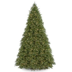 Christmas Central 12’ Pre-Lit Full Jersey Fraser Artificial Christmas Tree, Clear Lights