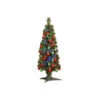 Christmas Central 3' Pre-lit Fiber Optic Fireworks Artificial Christmas Tree With Ball Ornaments, Multi Lights