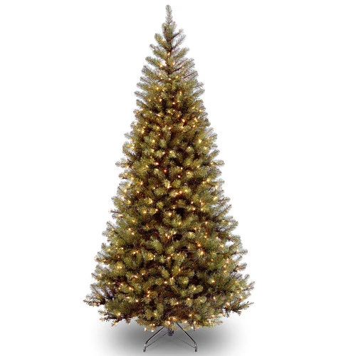 Christmas Central 7.5 Ft. Aspen Spruce Tree With Clear Lights 1 Christmas Central 7.5 Ft. Aspen Spruce Tree With Clear Lights