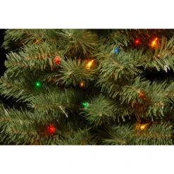 6β Pre-Lit Canadian Grande Fir Artificial Christmas Tree - Multi-Color Lights