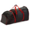 55" Black And Red Tear Resistant Christmas Tree Storage Bag With Wheels