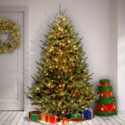 Christmas Central 9’ Pre-Lit Medium Natural Fraser Fir Artificial Christmas Tree, White Lights 5 Christmas Central 9’ Pre-Lit Medium Natural Fraser Fir Artificial Christmas Tree, White Lights -Christmas Decoration Store dnat naffmh1 90lo s2 3 19057.1670489774