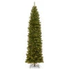 Christmas Central 9’ Pre-lit Slim North Valley Spruce Artificial Christmas Tree, Clear Lights