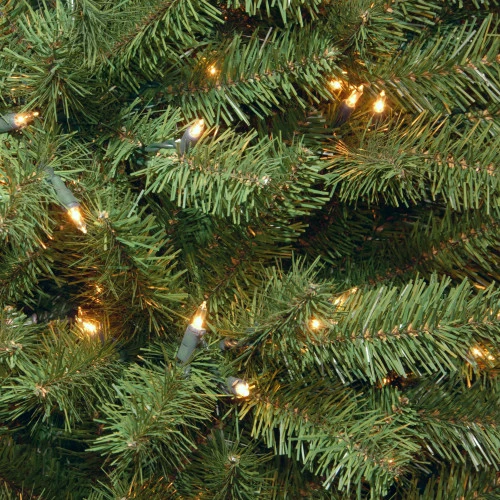 Christmas Central 9’ Pre-lit Slim North Valley Spruce Artificial Christmas Tree, Clear Lights 2 Christmas Central 9’ Pre-lit Slim North Valley Spruce Artificial Christmas Tree, Clear Lights - Image 2