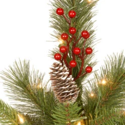 Christmas Central 4’ Pre-Lit Potted Berry Entrance Christmas Tree, Clear Lights 6 Christmas Central 4’ Pre-Lit Potted Berry Entrance Christmas Tree, Clear Lights -Christmas Decoration Store dnat pebb3 306 40 3 10375.1631812348