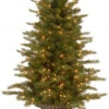 Christmas Central 4' Pre-lit Potted Nordic Spruce Entrance Artificial Christmas Tree, Clear Lights
