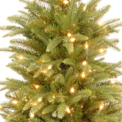 Christmas Central 4' Pre-lit Potted Weeping Spruce Artificial Christmas Tree, Clear Lights -Christmas Decoration Store dnat pews3 373 40 3 15567.1631812653