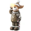 Christmas Central 19" LED Lighted Moose Christmas Tabletop Decoration