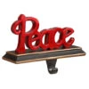 Christmas Central 8.75" "Peace" Lettered Christmas Stocking Holder