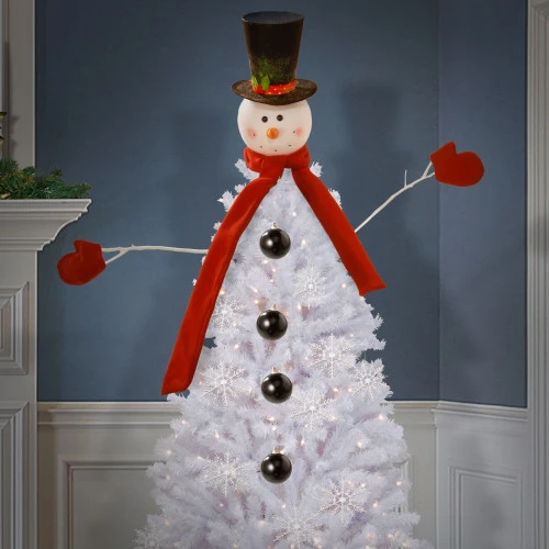 Christmas Central 21-Piece Snowman Tree Topper And Ornaments Christmas Tree Decorating Kit 2 Christmas Central 21-Piece Snowman Tree Topper And Ornaments Christmas Tree Decorating Kit - Image 2