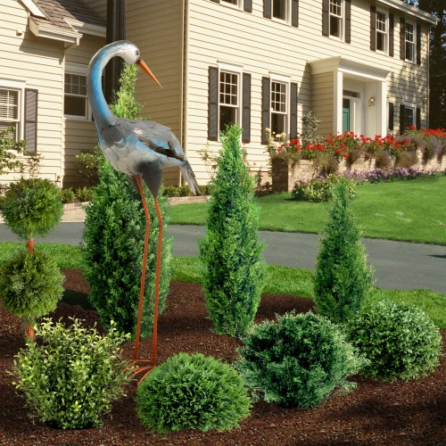 39" Garden Accents Blue Crane 2 39" Garden Accents Blue Crane - Image 2
