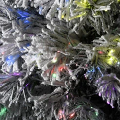 Christmas Central 3' Pre-lit Potted Evergreen Flocked Artificial Christmas Tree, Fiber Optic Lights 7 Christmas Central 3' Pre-lit Potted Evergreen Flocked Artificial Christmas Tree, Fiber Optic Lights -Christmas Decoration Store dnat szef7 100l 36 1 3 06405.1648950390