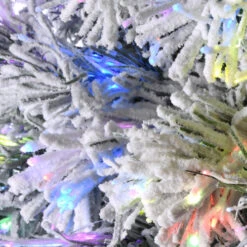 Christmas Central 3' Pre-lit Potted Evergreen Flocked Artificial Christmas Tree, Fiber Optic Lights 9 Christmas Central 3' Pre-lit Potted Evergreen Flocked Artificial Christmas Tree, Fiber Optic Lights -Christmas Decoration Store dnat szef7 100l 36 1 5 84230.1648950390