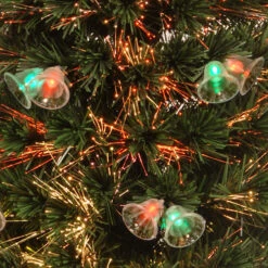 Christmas Central 3' Pre-lit Potted Double Bell Artificial Christmas Tree, Fiber Optic Lights 5 Christmas Central 3' Pre-lit Potted Double Bell Artificial Christmas Tree, Fiber Optic Lights -Christmas Decoration Store dnat szfx7 165l 36 3 34874.1663860523