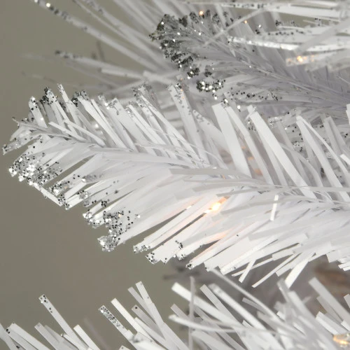 Christmas Central 6' Pre-Lit White Full Winchester Pine Artificial Christmas Tree, White Lights 3 Christmas Central 6' Pre-Lit White Full Winchester Pine Artificial Christmas Tree, White Lights - Image 3